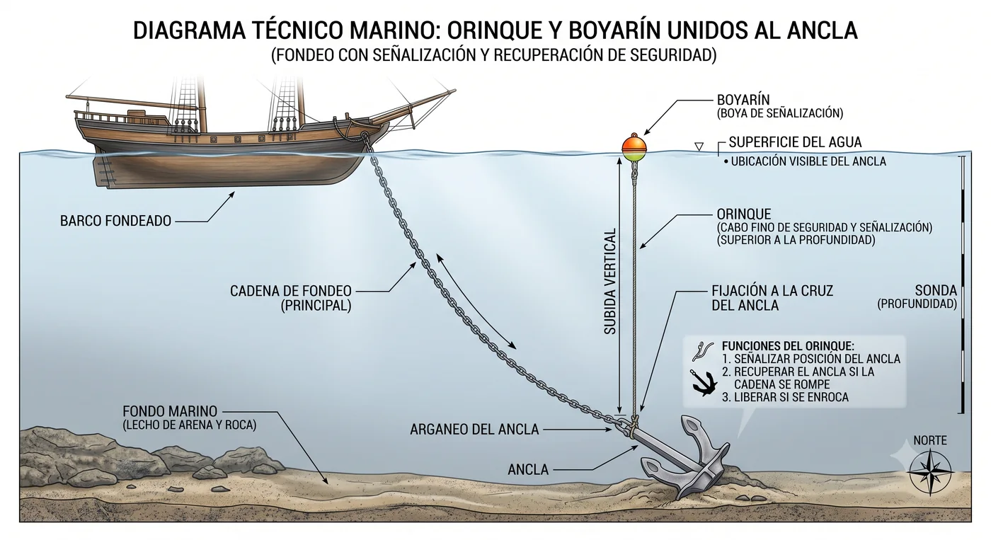Orinque y boyarín