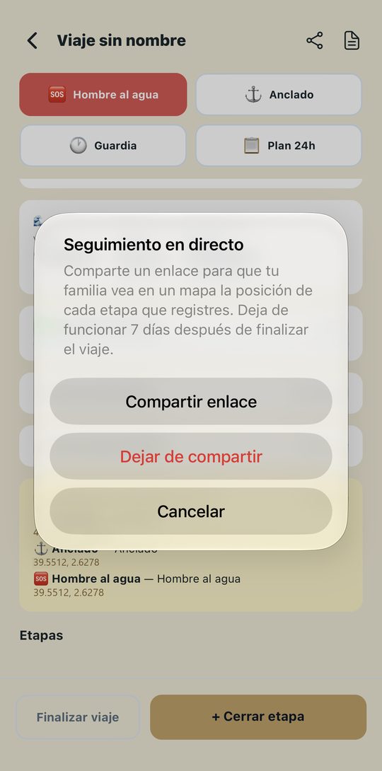 Seguimiento en directo para tu familia