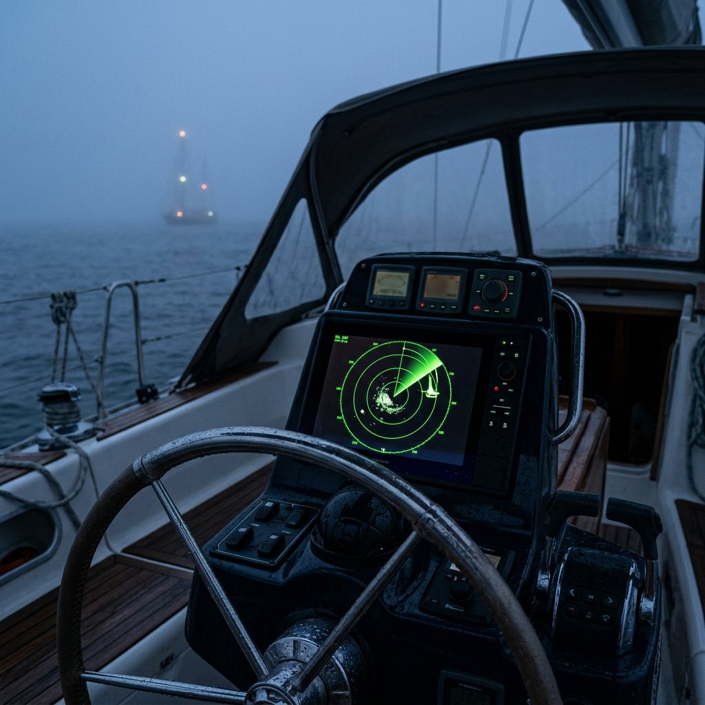 Cómo usar el radar en un velero: ganancia, anti-clutter, EBL, VRM y riesgo de abordaje